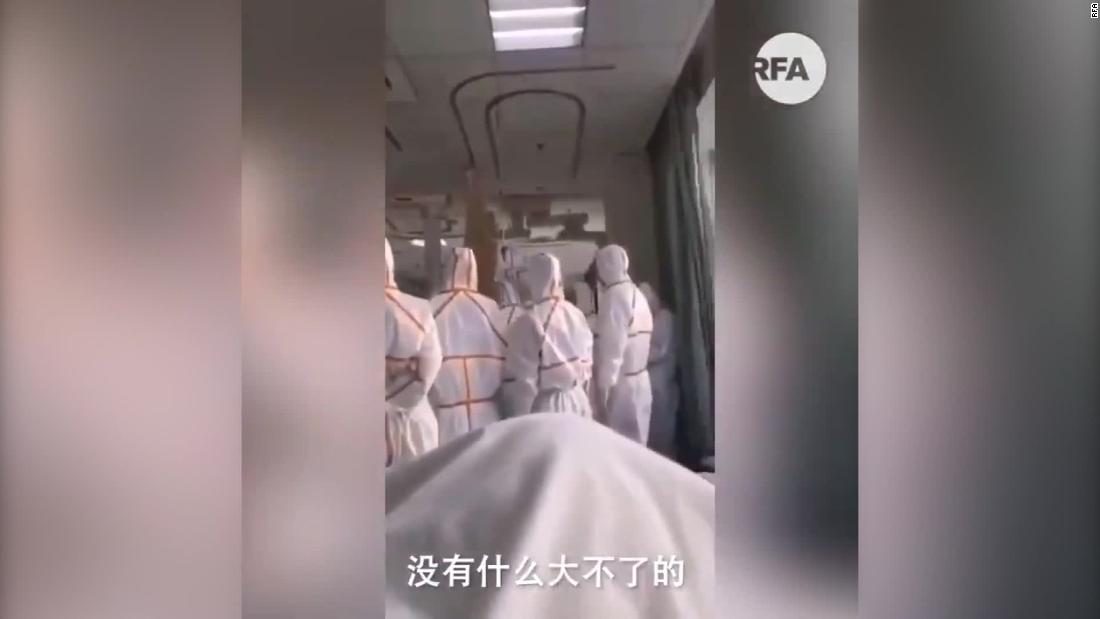 Social media video appears to show desperation of patients in Wuhan