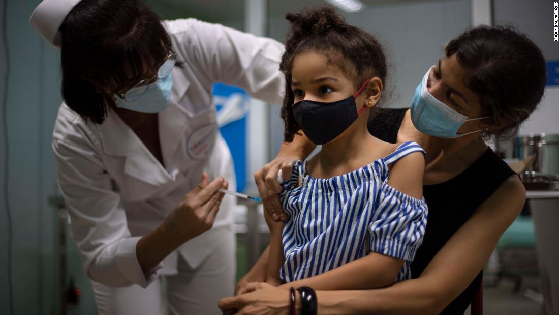 Cuba vaccinates children as young as two in strategy to reopen schools, economy