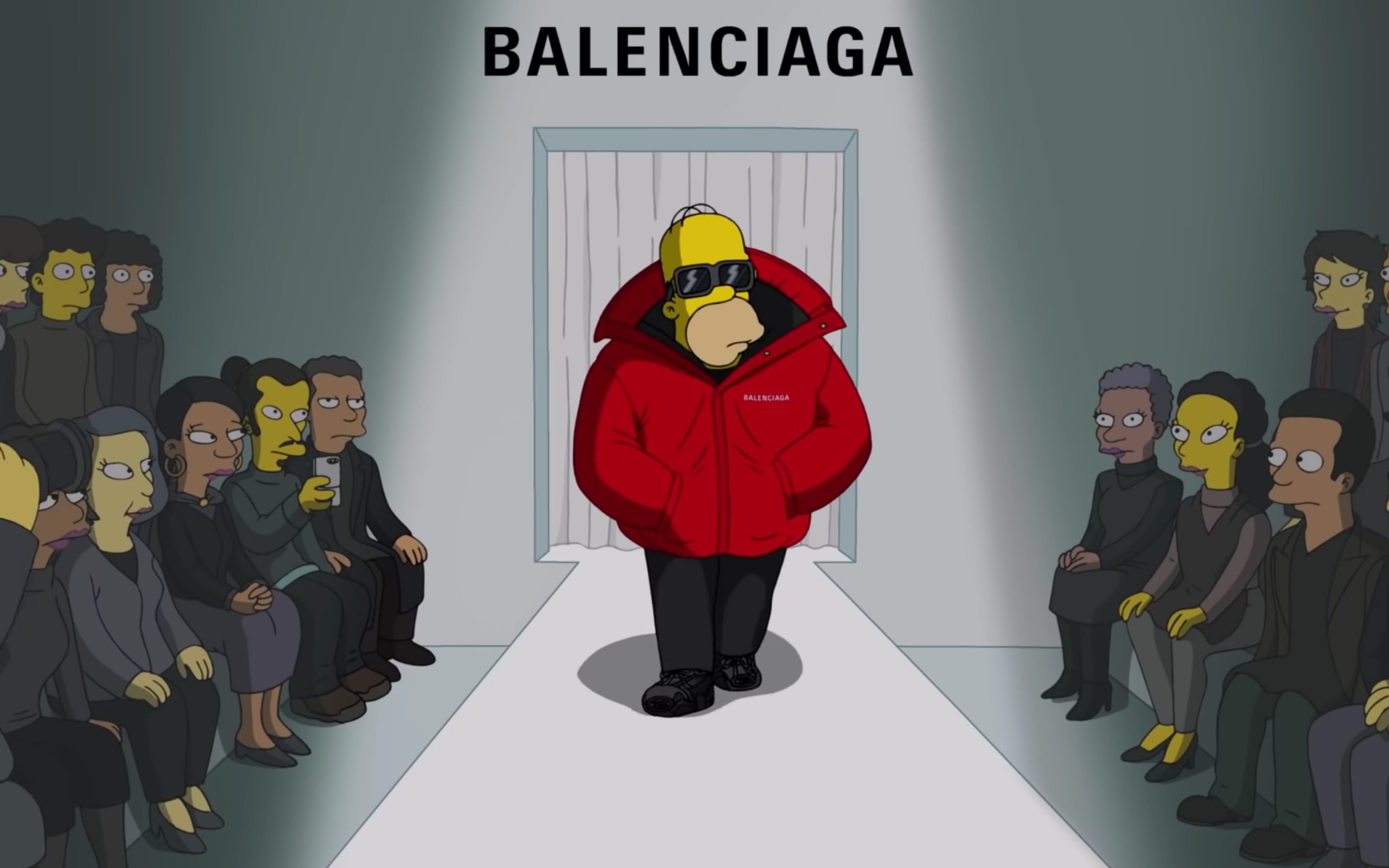 The Simpsons Take Over Balenciaga Runway at Paris Fashion Week